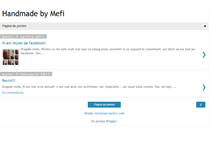 Tablet Screenshot of handmade-by-mefi.blogspot.com