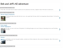 Tablet Screenshot of debandjeffsnzadventure.blogspot.com