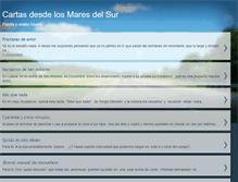 Tablet Screenshot of losmaresdelsur.blogspot.com