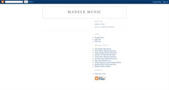 Desktop Screenshot of manele-music.blogspot.com