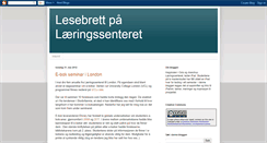 Desktop Screenshot of bibliotekoglesebrett.blogspot.com