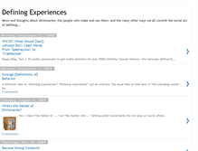 Tablet Screenshot of cek-definingexperiences.blogspot.com