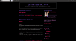 Desktop Screenshot of confundidaxamor.blogspot.com