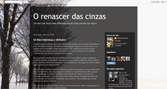 Desktop Screenshot of o-renascer-das-cinzas.blogspot.com