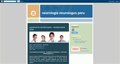 Desktop Screenshot of neurologianeurologosperu.blogspot.com