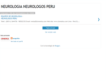 Tablet Screenshot of neurologianeurologosperu.blogspot.com