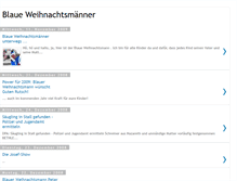Tablet Screenshot of blaueweihnachtsmaenner.blogspot.com