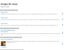 Tablet Screenshot of amigosdejesusbuenpastor.blogspot.com