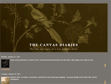 Tablet Screenshot of canvassdiaries.blogspot.com