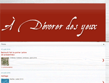 Tablet Screenshot of devorer-des-yeux.blogspot.com