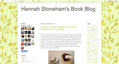 Desktop Screenshot of hannahstoneham.blogspot.com