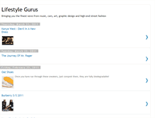 Tablet Screenshot of lifestylegurus.blogspot.com