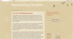 Desktop Screenshot of functioningchumesa.blogspot.com