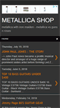 Mobile Screenshot of metallica-shop.blogspot.com