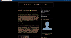 Desktop Screenshot of nickstvdramablog.blogspot.com