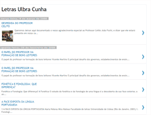 Tablet Screenshot of letrascunha.blogspot.com