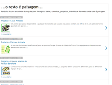 Tablet Screenshot of orestoepaisagem.blogspot.com