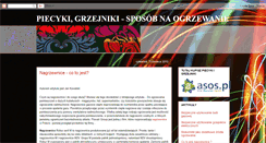 Desktop Screenshot of piecyki-grzejniki.blogspot.com