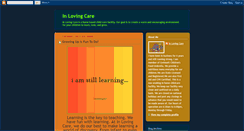 Desktop Screenshot of inlovingcare.blogspot.com