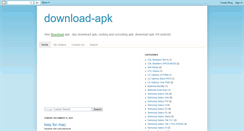 Desktop Screenshot of download-apk.blogspot.com