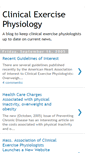 Mobile Screenshot of clinicalexercisephysiology.blogspot.com