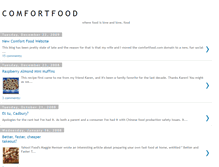 Tablet Screenshot of comfortfood.blogspot.com