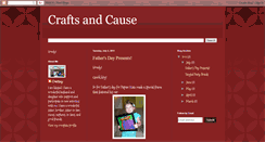 Desktop Screenshot of craftsandcause.blogspot.com