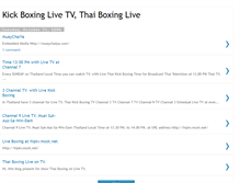 Tablet Screenshot of kickboxinglive.blogspot.com