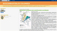 Desktop Screenshot of biocombustiblescolombia.blogspot.com