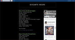 Desktop Screenshot of dissabtenegre.blogspot.com
