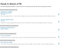 Tablet Screenshot of handsinmotionpa.blogspot.com