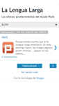 Mobile Screenshot of lalengualargadeplurk.blogspot.com