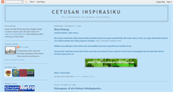 Desktop Screenshot of cetusan-inspirasiku.blogspot.com