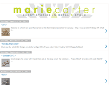 Tablet Screenshot of marieleecarter.blogspot.com