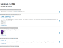 Tablet Screenshot of esto-noesvida.blogspot.com