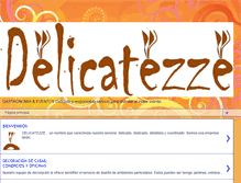 Tablet Screenshot of delicatezzeeventos.blogspot.com