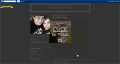 Desktop Screenshot of myblandlife.blogspot.com