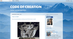 Desktop Screenshot of codeofcreation.blogspot.com