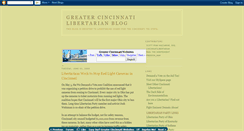 Desktop Screenshot of cincinnatilibertarian.blogspot.com