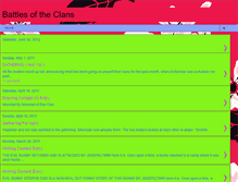 Tablet Screenshot of battlesoftheclans.blogspot.com