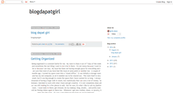 Desktop Screenshot of blogdapatgirl.blogspot.com