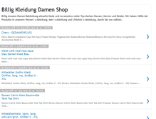 Tablet Screenshot of kleidungdamenshop1.blogspot.com