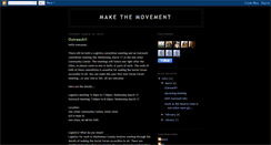 Desktop Screenshot of makethemovement.blogspot.com