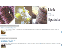 Tablet Screenshot of lickthespatula.blogspot.com