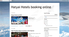 Desktop Screenshot of hatyaihotel.blogspot.com