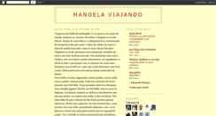 Desktop Screenshot of manoelaviajando.blogspot.com