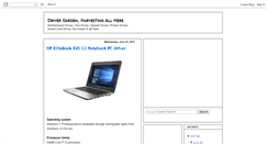 Desktop Screenshot of drivergarden.blogspot.com
