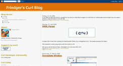 Desktop Screenshot of curl-friedger.blogspot.com