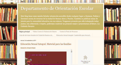 Desktop Screenshot of departamentodeorientacionescolar.blogspot.com