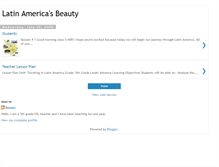 Tablet Screenshot of latinamericasbeauty.blogspot.com